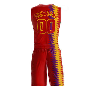 Completamente sublimación personalizada de secado rápido uniformes de baloncesto Reversible Jersey de baloncesto y pantalones cortos conjunto de uniforme con precio al por mayor - Product Image 3