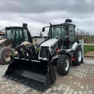 Nouvelle mini pelle rétrocaveuse/chargeuse frontale Hidromek 62 SS, excavatrice à chenilles en caoutchouc, tracteur HMK 102S, diesel, couple de levage élevé, chargeuse à chenilles 4x4 - Product Image 1