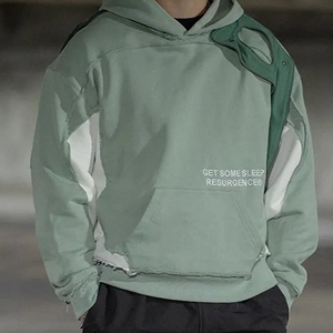 Suéter de Invierno Personalizado con Hombros Caídos, Estilo Pullover, de Algodón/Poliéster, Cuello Cruzado, Puños y Dobladillo Acanalados, Talla Grande - Product Image 3