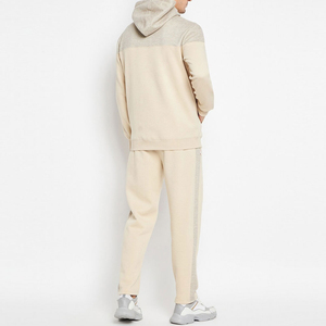 Conjunto de ropa deportiva de lana de peso pesado con logotipo 3D personalizado, pantalones de chándal de alta calidad, sudadera con capucha, serigrafía para chándal con estampado de soplo - Product Image 4