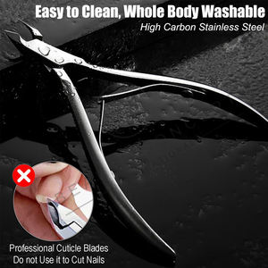 A precio razonable cortaúñas barato sostenible buena calidad hacer propio producto único acero cutícula clavo Nipper belleza concepto - Product Image 6