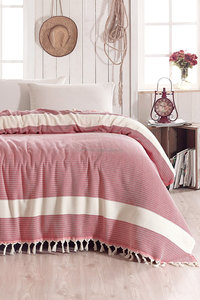 Variété de couverture en coton turc Lidya-Couverture de pique-nique ou de plage, couvre-lit, couverture à usage multiple Collection classique - Product Image 4