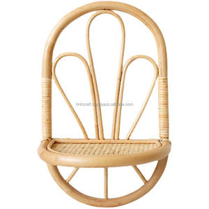 Estante de mimbre plegable para colgar en la pared, estantería Vintage de ratán, diseño OEM y paquete de fábrica de Vietnam - Product Image 6