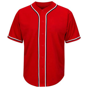 Wholesale Team Baseball <b>Jersey</b> Tee Shirts V Neck Personalized Sublimation Print Logo Pullover Hip Hop Loose T shirt - Product Image 1