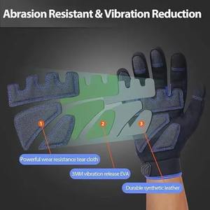 Gants avec TPR Gants de protection contre les impacts pour le secteur pétrolier Gants de construction résistants aux coupures - Product Image 2