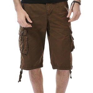Short cargo d'été populaire à usage quotidien Short classique à séchage rapide Mode décontractée Couleur solide Short respirant d'extérieur pour hommes - Product Image 1