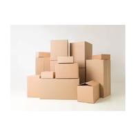 Boîte en carton ondulé pliable durable personnalisée avec poignée pour promotion cosmétique, supermarché, épicerie, exposition, vente en gros