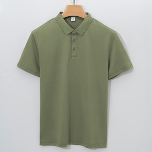 Alta calidad 170gsm 120S 100% algodón mercerizado lujoso y sedoso Polo de Golf para hombres OEM venta al por mayor logotipo personalizado bordado - Product Image 4