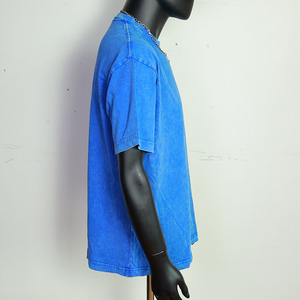 Custom logo 280 Grams <b>Vintage</b> Acid Wash T-<b>shirt</b> for Men Comfortable Oversize Street Style Quick Dry Singlets Breathable - Product Image 5