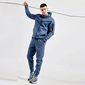 Haute qualité en gros personnalisé pas cher vêtements de sport d'hiver survêtements personnalisé Stock prêt à expédier respirant 100% coton hommes Jogging - Product Image 2