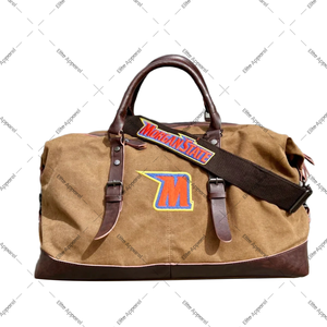 Bolsa de lona personalizada Morgan State University Brooklyn | Bolsa de viaje de lona duradera de gran capacidad de poliéster | Bolsa de lona HBCU - Product Image 2