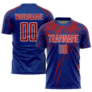 Camiseta de fútbol ligera para hombre, camiseta de fútbol de ajuste personalizado, tela transpirable que absorbe la humedad, uniforme atlético para partidos - Product Image 2