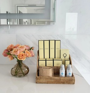 Panier de rangement multifonction moderne en rotin naturel fait main Artex Green Earth, écologique, pour bureau et articles de toilette - Product Image 5