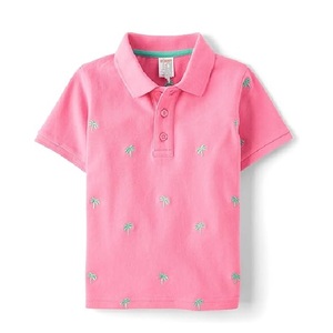 Polo informal para niños de color liso barato de manga corta 100% algodón MEJOR PRECIO DE FÁBRICA DE Bangladesh - Product Image 5