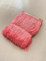 Frange en satin doré à double ligne de 10 pouces, garniture à pompons de 5,9 pouces, 100 % rayonne, Borlas espagnols, couleur personnalisée, textile de maison