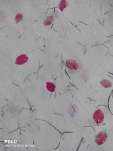 Pétales de fleurs de maréchal fait à la main, pièces, en papier, à utiliser avec des fleurs de maridal, disponible en taille 56x76 cm - Product Image 2