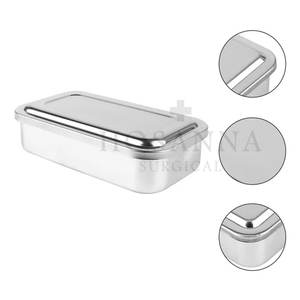 Bandeja Quirúrgica Gruesa para Riñón HOSANNA SURGICAL, Caja de Instrumentos Quirúrgicos Dentales de Acero Inoxidable, Certificación CE Clase I, Placa con Tapa Manual - Product Image 5