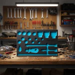 Inserto de Espuma Suave de 2 Componentes Hazet para Estuches de Herramientas 163-406/2 - Product Image 3