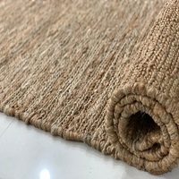 Fabricant indien usine fait à la main tissé à la main 100% naturel lavable conception tressé chanvre Sisal Jute tapis tapis sol porte tapis