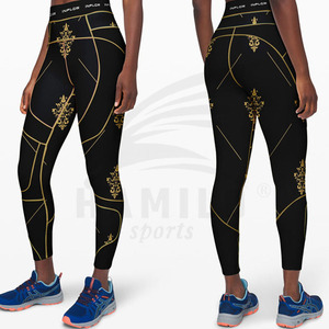 Mallas de Yoga de secado rápido para hombre de talla XL, servicio OME personalizado, pantalones de yoga de algodón con patrón sólido e estampado - Product Image 3