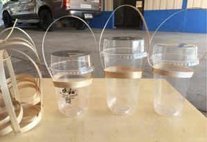 Porte-gobelet polyvalent en bambou parfait pour mettre en valeur les tasses en céramique et les collections de tasses à thé - Product Image 6