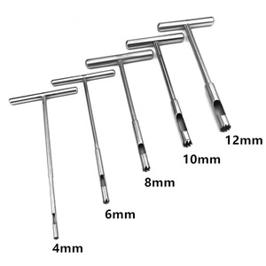 Extractor de tornillos ortopédicos para huesos, molino hueco con mango en T de acero inoxidable para extracción de huesos, instrumentos quirúrgicos ortopédicos - Product Image 3