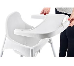 Best <b>Baby</b> Adjustable Convertible 3 in 1 <b>Baby</b> High <b>Chair</b> <b>for</b> <b>Babies</b> and Toddlers with Light Weight Portable Easy to Clean (White) - Product Image 6