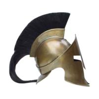 Casque de Roi Léonidas Sparten de Haute Qualité Médiévale avec Support Casque Grec Vintage de Designer pour Collectionneur Reconstitution Décoration Intérieure