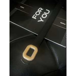 Ceinture pour femme avec boucle dorée de 3 cm, en alliage tendance - Product Image 2