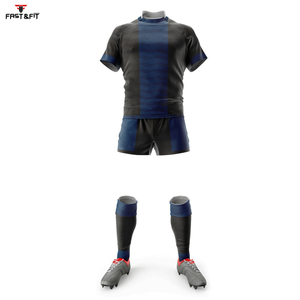 Comprar al por mayor precio barato sublimación personalizada impresa 100% poliéster más tamaño Rugby uniforme Set para la venta - Product Image 3