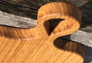 Tabla de cortar hecha a mano natural hecha de madera de neem para cortar y servir en la cocina higiénica - Product Image 4