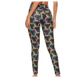 Custom High Waist Knitted Tight Yoga Pants High Quality Spandex Solid <b>Seamless</b> <b>Leggings</b> Yoga Tights Women <b>Leggings</b> - Product Image 3