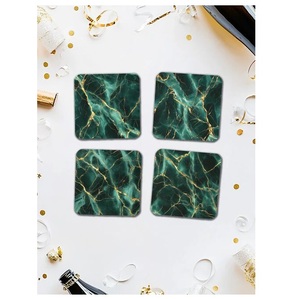 Posavasos de piedra de forma cuadrada con estilo clásico, alfombrillas y almohadillas de decoración del hogar de la mejor calidad - Product Image 6