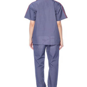 เครื่องแบบสครับสำหรับผู้ชายเครื่องแบบสครับสีสำหรับขัดผิวระบายอากาศได้ดีดีไซน์ใหม่ - Product Image 3