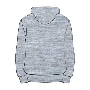 Zeta Phi Beta gris pull à capuche coton mélangé de qualité supérieure vêtements de sororité grecque brodé sur mesure Divine Nine HBCU vie grecque - Product Image 3