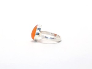 Natural Carnelian <b>Rings</b> <b>Indian</b> Jewelry Custom Made Handmade <b>Rings</b> 925 Sterling Silver Wholesale Jewelry Manufacturer - Product Image 5