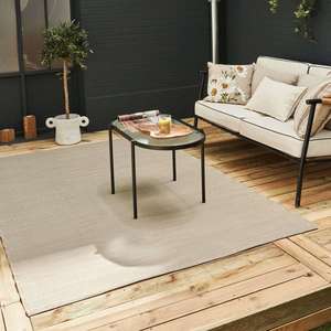 Netline Home Reversible Braided Polypropylene Indoor <b>Outdoor</b> <b>Rug</b> Modern Beige 1000 - Product Image 5
