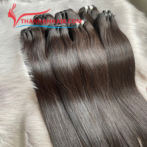 มัดผมมนุษย์สีธรรมชาติผมตรงเรียบเนียน - Product Image 4