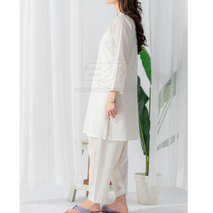 ชุดลำลองแบบปากีสถาน ชัลวาร์ กามีซ สำหรับผู้หญิง สีตามสั่ง ชุดสตรีแบบปากีสถานเรียบง่าย ชัลวาร์ กามีซ - Product Image 4