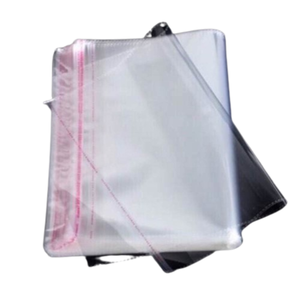 Sacs OPP transparents en cellophane personnalisables de 1,5 mil avec logo, adhésifs, pour emballage de chaussettes, vêtements et fourrures - Product Image 6