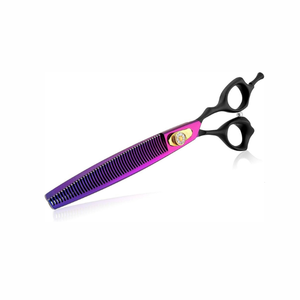 Ciseaux de toilettage pour chat et chien en acier inoxydable de qualité professionnelle, ciseaux à effiler droits ciseaux de cisaillement de coupe de poils d'animaux de compagnie - Product Image 1