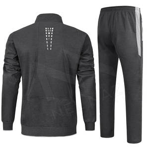 Conjunto Deportivo de Terciopelo 100% Algodón Transpirable para Hombre, Sudadera con Capucha y Pantalones Deportivos con Logotipo Personalizado, Ropa Deportiva Unisex de Talla Grande - Product Image 2