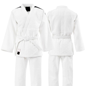 Heavy Duty Customizable Judo Gi Uniform Double Weave 340g Cotton Fabric Reinforced Seams Professional Comfort Training Front - Product Image 2