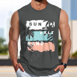 Hot Sale <b>Top</b> Quality Sports Fitness Wear <b>Mesh</b> Tank <b>Top</b> Custom <b>Plus</b> <b>Size</b> Men Sport Tank <b>Tops</b> for Sale - Product Image 5