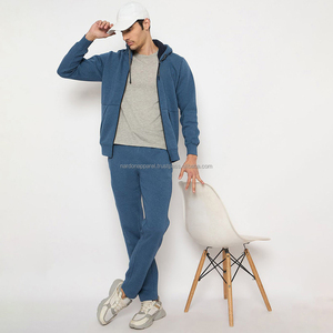 Nardon Apparels, conjunto de chándal atlético con cremallera completa para hombre, chándal de entrenamiento a la moda, chaquetas y pantalones de manga larga, 2 piezas - Product Image 2