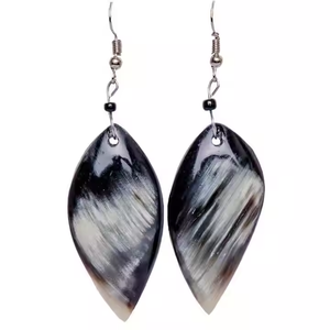 Natural Buffalo Horn Earrings Best <b>Gift</b> for Womens Fashion From India by crescent crafts - Product Image 3