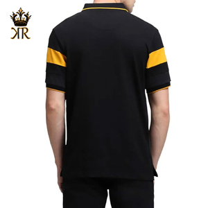 Camisetas de Hombre al por Mayor de Primera Calidad, Verano, Color Sólido, Antiarrugas, Logotipo Personalizado, 100% Algodón, Casual - Product Image 3