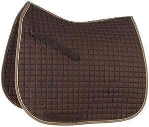 Silla de Montar para Salto de Caballo Estilo Inglés Marrón de Cuero Genuino Completa con Juego de Arreos - Product Image 2