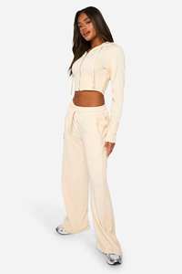 Conjunto Deportivo de Dos Piezas para Mujer, Talla Grande, con Detalle de Corsé, Transpirable, con Capucha, Pantalones Deportivos y Sudadera con Capucha - Product Image 3