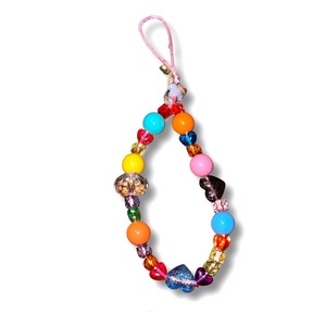 โซ่ร้อยลูกปัดมีสไตล์สายคล้องมือถือสำหรับอุปกรณ์เสริมเสน่ห์ของโทรศัพท์โซ่ประดับลูกปัดและลูกปัดหลากสี - Product Image 5